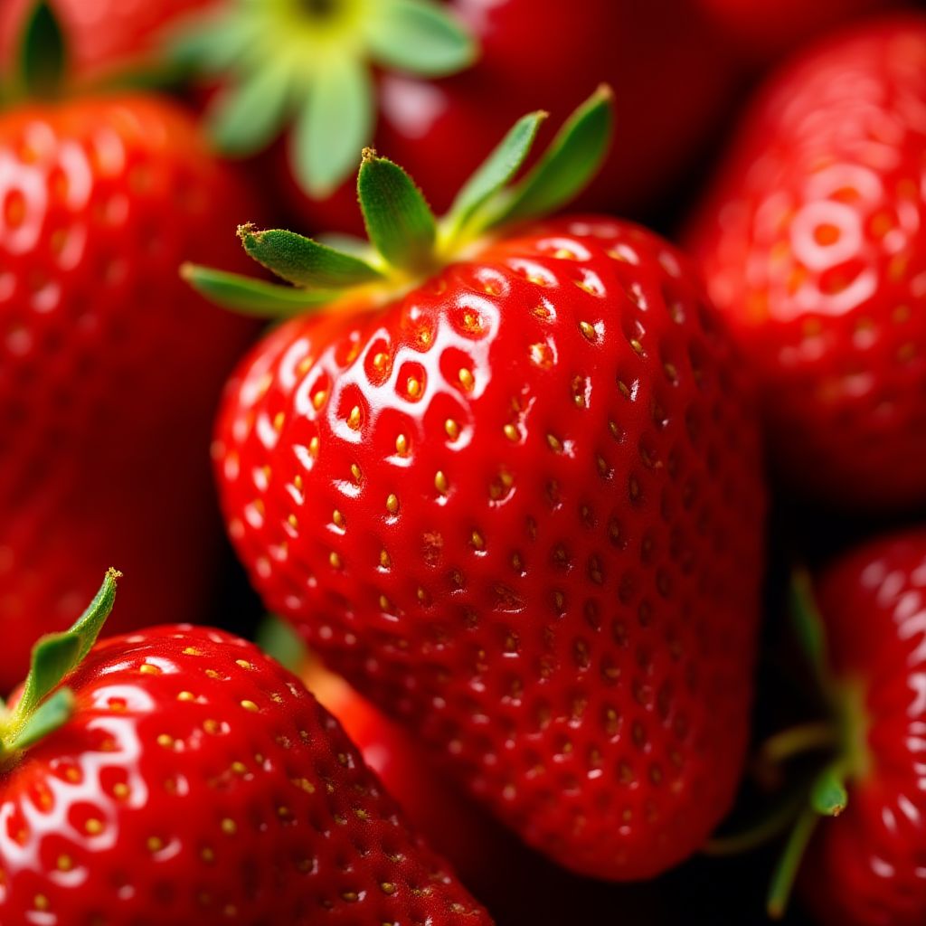 Fresh strawberries from our farms